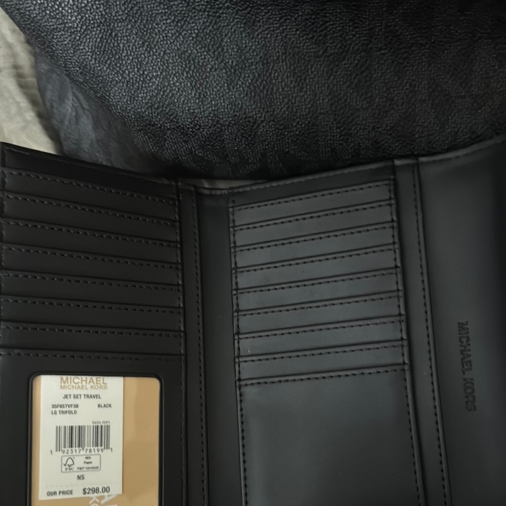 Michael Kors Black Leather Tote Bag & Wallet - Picture 5 of 5